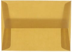 Earth Brown Translucent 30lb A10 Invitation Envelopes (6 x 9 1/2)