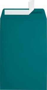 6 x 9 Open End Envelopes with Peel & Seal - Teal Blue