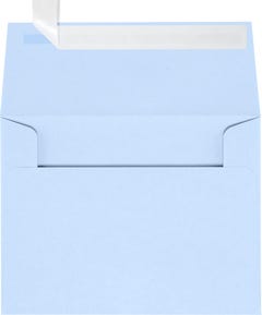 Baby Blue 32lb A2 Invitation Envelopes (4 3/8 x 5 3/4) with Peel & Seal
