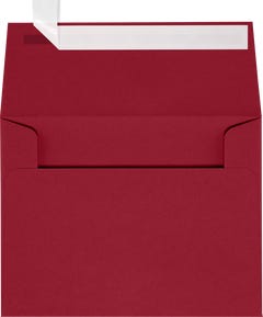 A2 Invitation Envelopes (4 3/8 x 5 3/4) with Peel & Seal - Garnet Dark Red