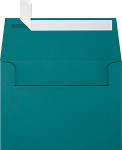 Teal Blue 32lb A6 Invitation Envelopes (4 3/4 x 6 1/2) with Peel & Seal
