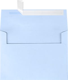 Baby Blue 32lb A7 Invitation Envelopes (5 1/4 x 7 1/4) with Peel & Seal
