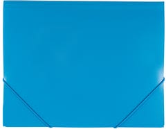 Blue Letter Booklet Envelope with Elastic Closure