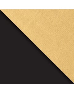 Black & Gold Kraft Double Sided Wrapping Paper Roll 208 ft x 24 in (416 sq ft)