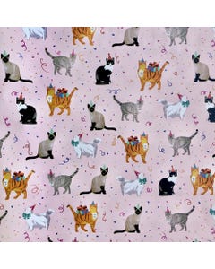 Festive Felines Wrapping Paper Roll 417 ft x 24 in (834 sq ft)