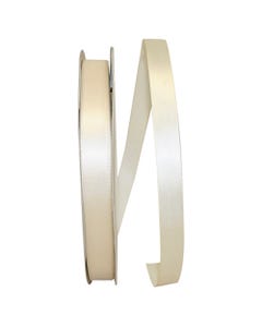 Ivory Deluxe 5/8 Inch x 100 Yards Satin Ribbon