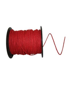 Red Twisted 3/32 Inch x 100 Yards Ribbon