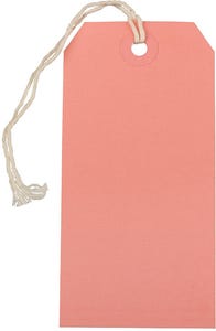 Pink Medium Gift Tags (4 1/4 x 2 3/8) - 10 Pack