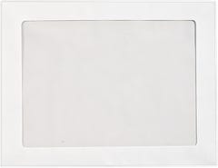 10 x 13 Full Face Window Envelopes - White
