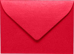 Jupiter Red Metallic 32lb #17 Mini Envelopes (2 11/16 x 3 11/16)