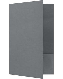 9 x 14 1/2 Legal Folder - Sterling Gray Linen