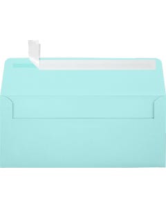 #10 Square Flap Envelopes (4 1/8 x 9 1/2) with Peel & Seal - Seafoam