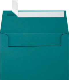 Teal Blue 32lb A4 Invitation Envelopes (4 1/4 x 6 1/4) with Peel & Seal