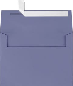 Wisteria Purple 32lb A7 Invitation Envelopes (5 1/4 x 7 1/4) with Peel & Seal