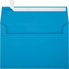 Pool Blue 32lb A9 Invitation Envelopes (5 3/4 x 8 3/4) with Peel & Seal