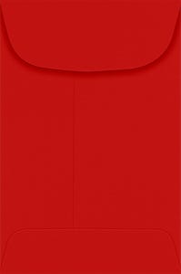 #4 Coin Envelopes (3 x 4 1/2) - Red