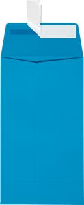 Pool Blue 32lb #5 1/2 Coin Envelopes (3 1/8 x 5 1/2) with Peel & Seal