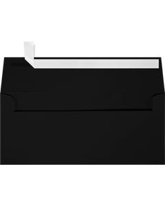 #9 Slimline Square Flap Envelopes (3 7/8 x 8 7/8) with Peel & Seal - Midnight Black