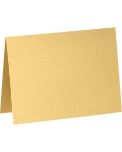 Gold Metallic 105lb. A2 (4 1/4 x 5 1/2) Folded Card