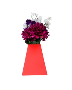 Rose Red Paper Pop Vases