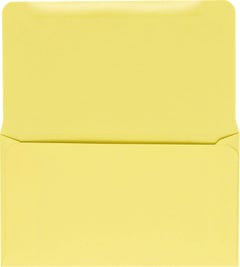 Remittance Envelopes (3 5/8 x 6 1/2 Closed) - Pastel Canary Yellow