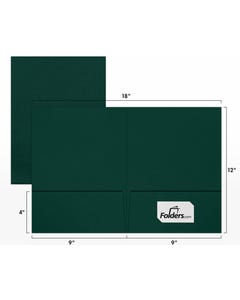 9 x 12 Presentation Folder - Green Linen