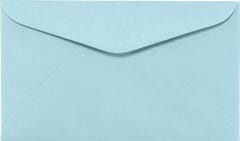 Pastel Blue 24lb #6 1/4 Regular Envelopes (3 1/2 x 6)