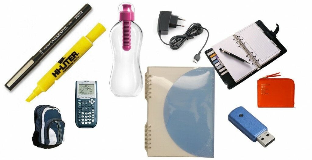 School Supplies Guide for College Freshman