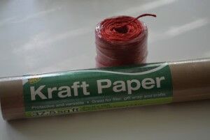 Kraft Wrapping Supply's christmas gift wrapping idea for kids