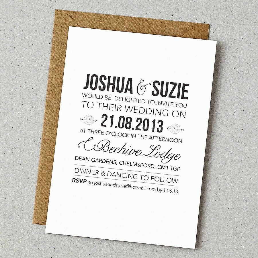 Wedding Invitation