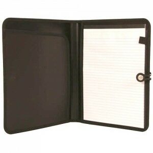 Black Pad Holder with Snap How to Stay Organized at a Trade Show: pad holder