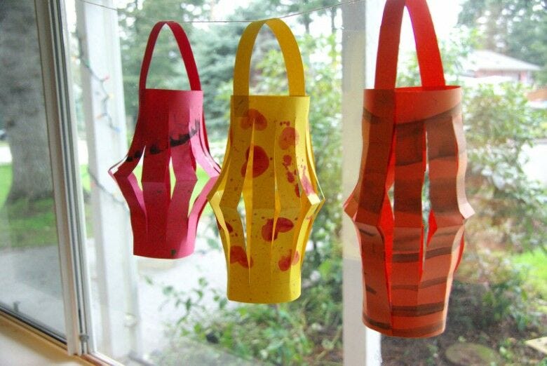 Chinese lanterns, chinese paper lanterns, diy paper lanterns