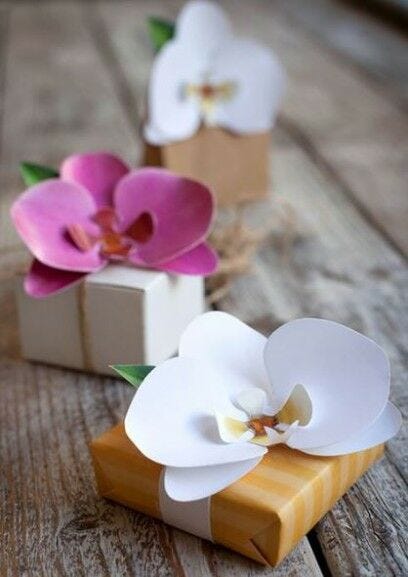 paper flower gift