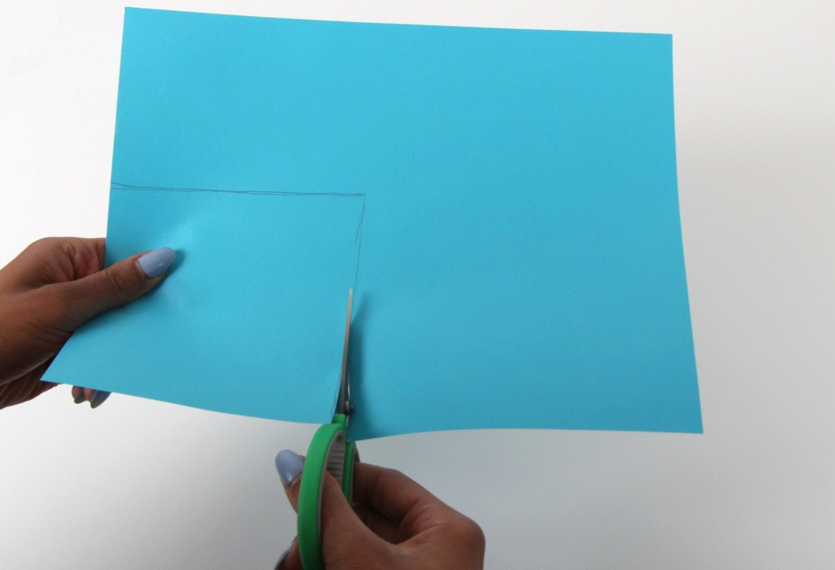 Cutting a perfect square the size of a cookie