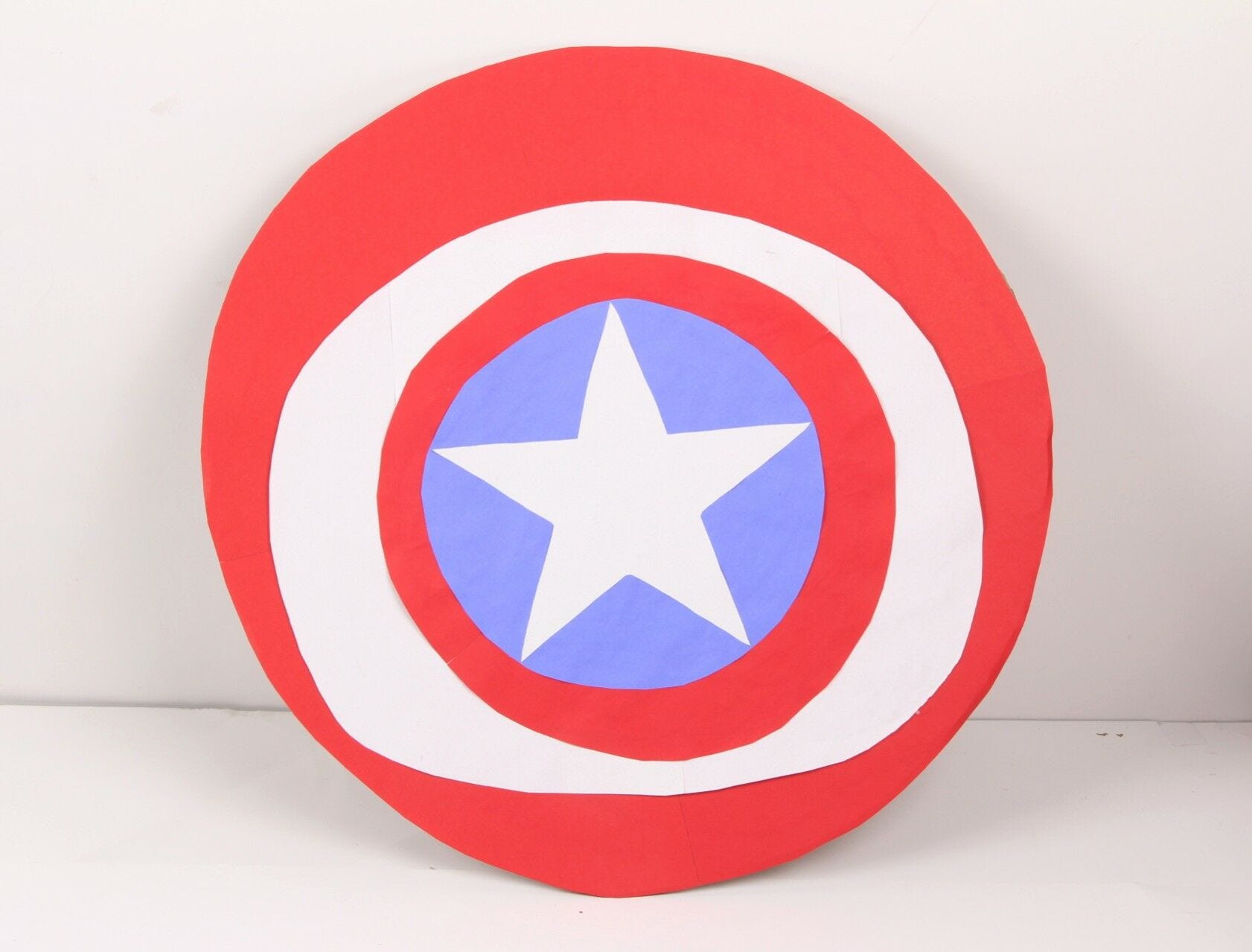 completed captain america shield