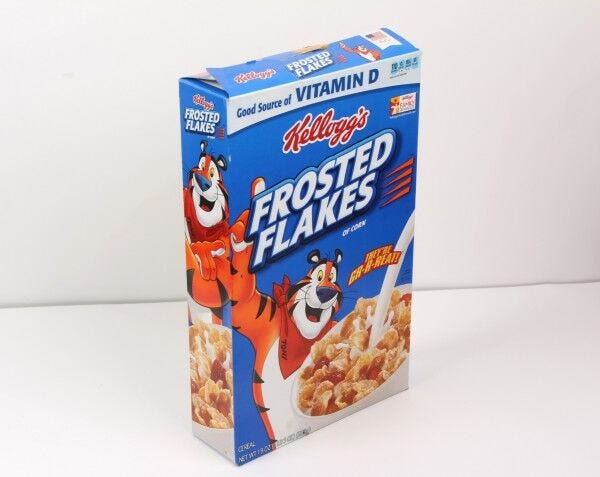 cereal box