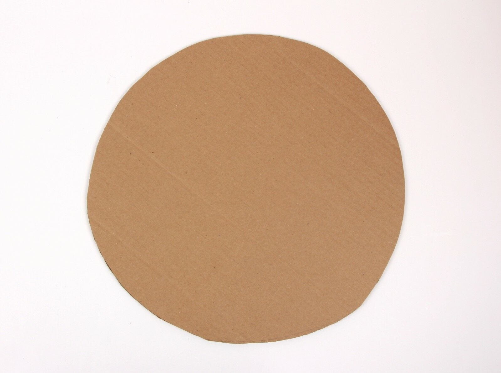 cardboard circle cutout