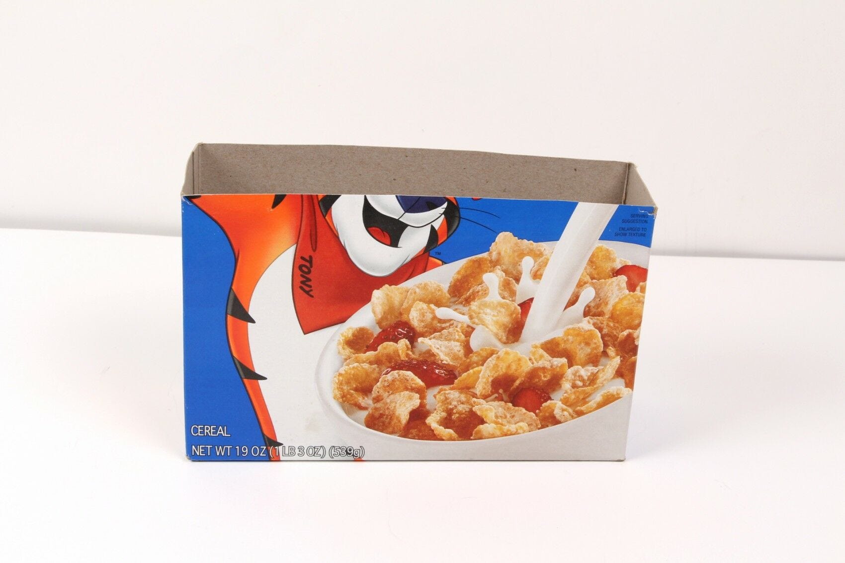 frosted flakes box bottom half