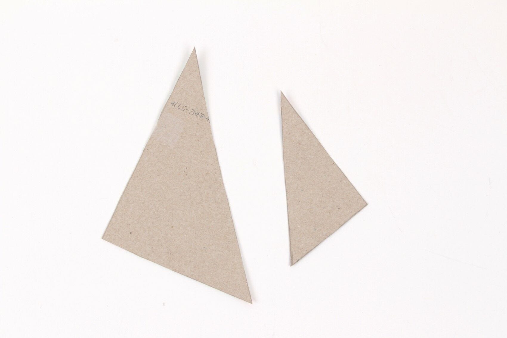 triangles cut out