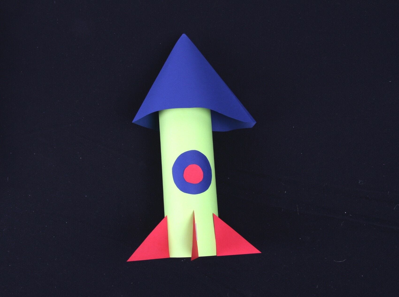 space day paper water bottle spaceship craft