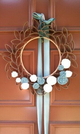 wreath on door wreath