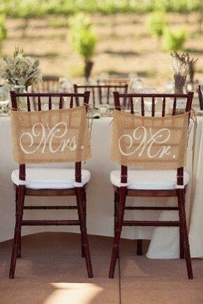 chairs - Mr. & Mrs.