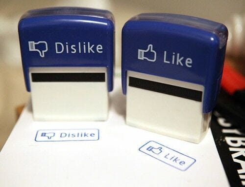 like/dislike stamps, office supplies, whacky office supplies