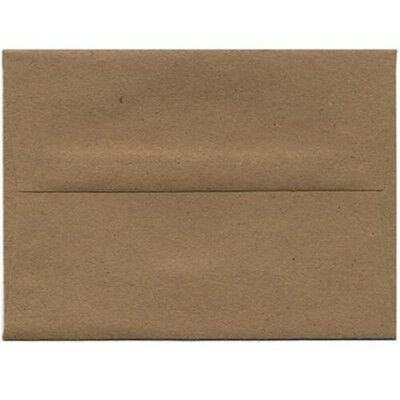 Brown envelope thanksgiving stationery: brown kraft envelope with straight flap