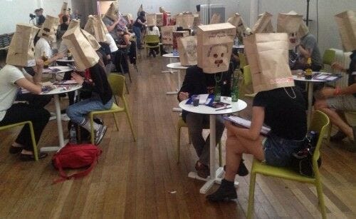 Paper bag speed dating