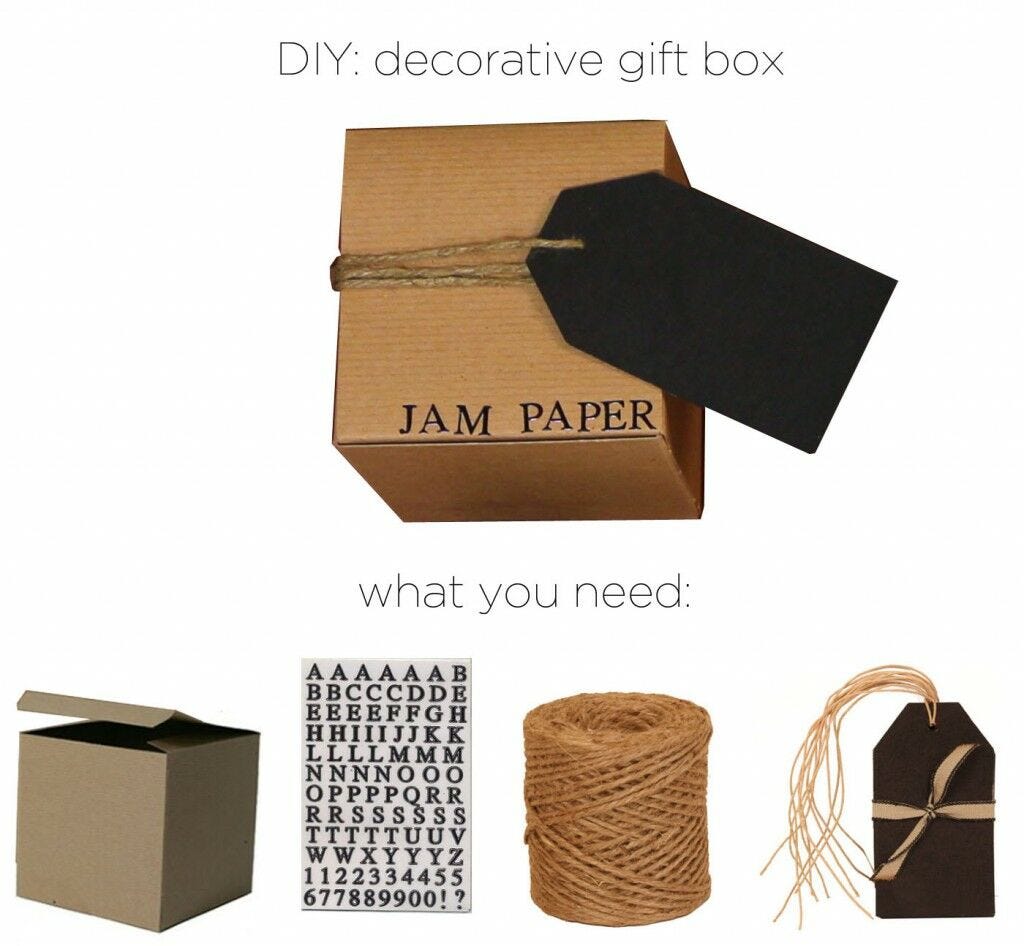 decorative gift box,  materials 