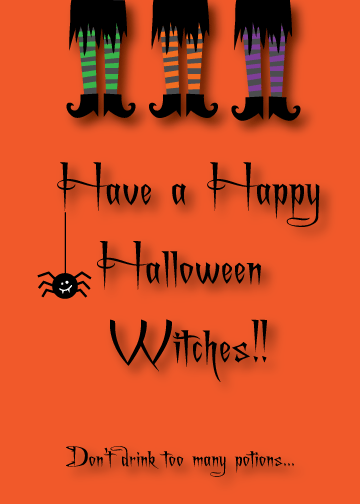 Free Printable Halloween Invites And Cards 1: witches' feet