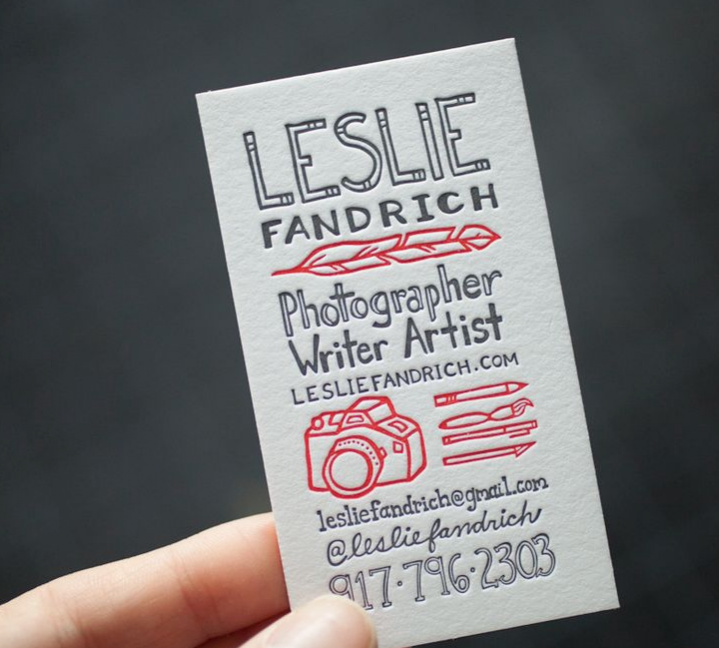 Vertical Business Card