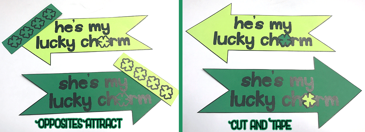 diy st. patrick's day, paper, scissors, ribbon