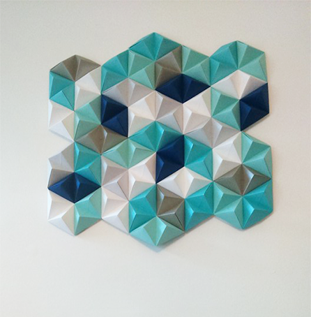 paper wall art, diy wall art, paper art, how to make paper wall art